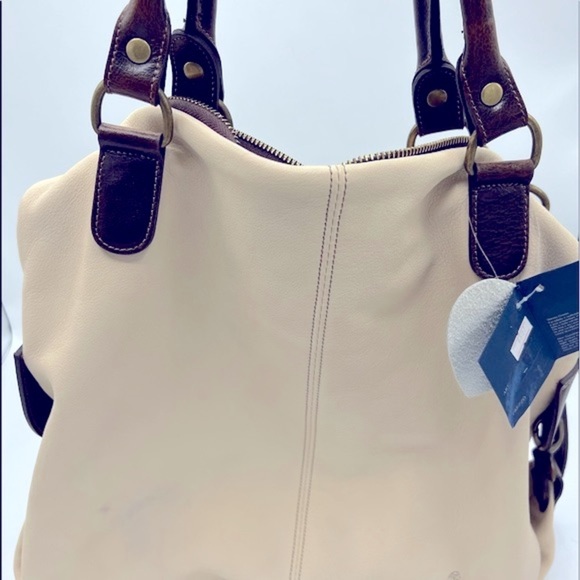 Borgo Degli Etruschi premium leather made in Italy handbag, large NWT - Picture 5 of 16